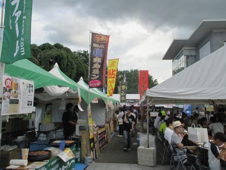 ↑昨年（2016年）のマチナカ屋台村の様子