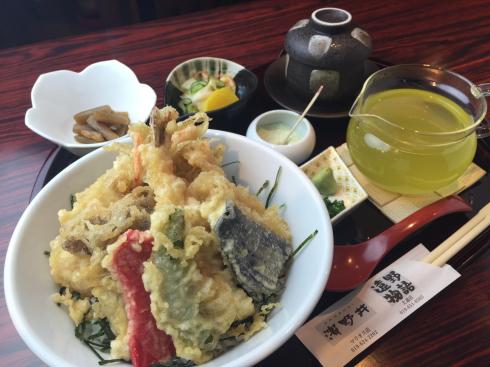 売り切れ御免！天茶セットは明日から！